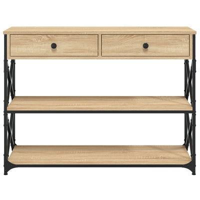 Console Table Sonoma Oak 100x28x75 cm Engineered Wood