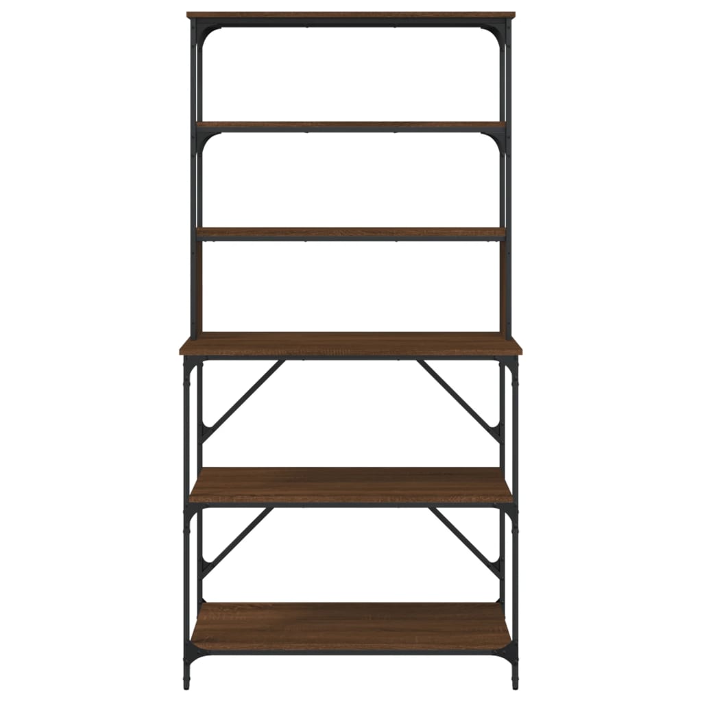 Baker's Rack 6-Tier Engineered Wood