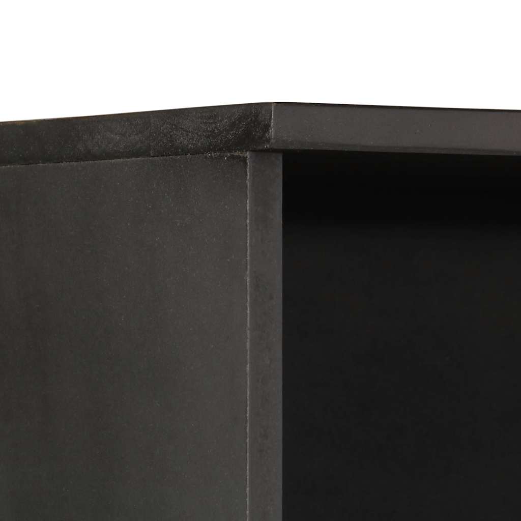 Bathroom Cabinet 38x33x160 cm Solid Wood Mango Black