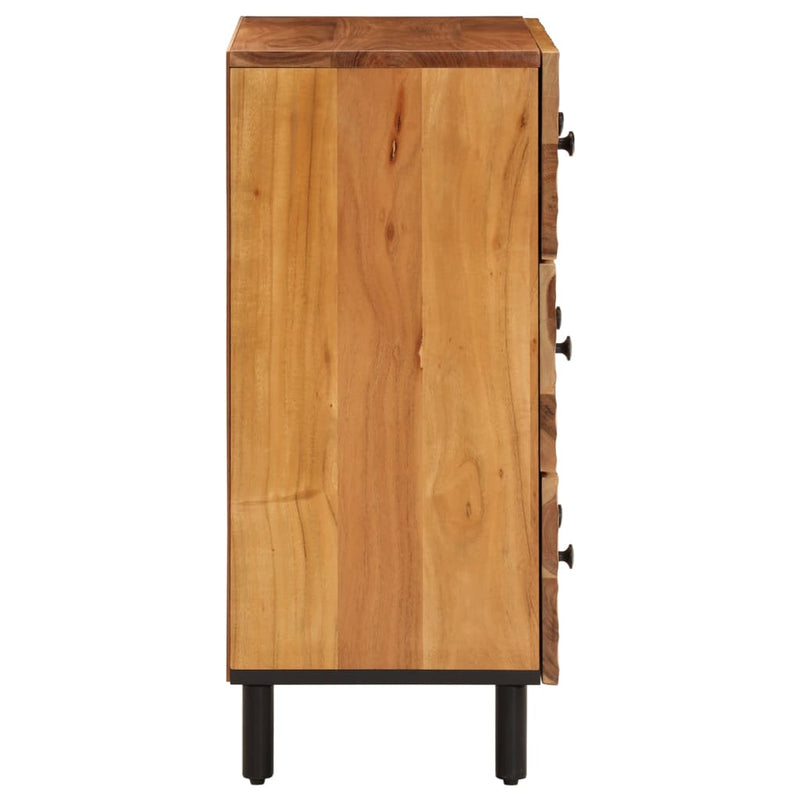 Side Cabinet 60x33x75 cm Solid Wood Acacia