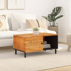 vidaXL Coffee Table 80x50x40 cm Solid Wood Acacia 3