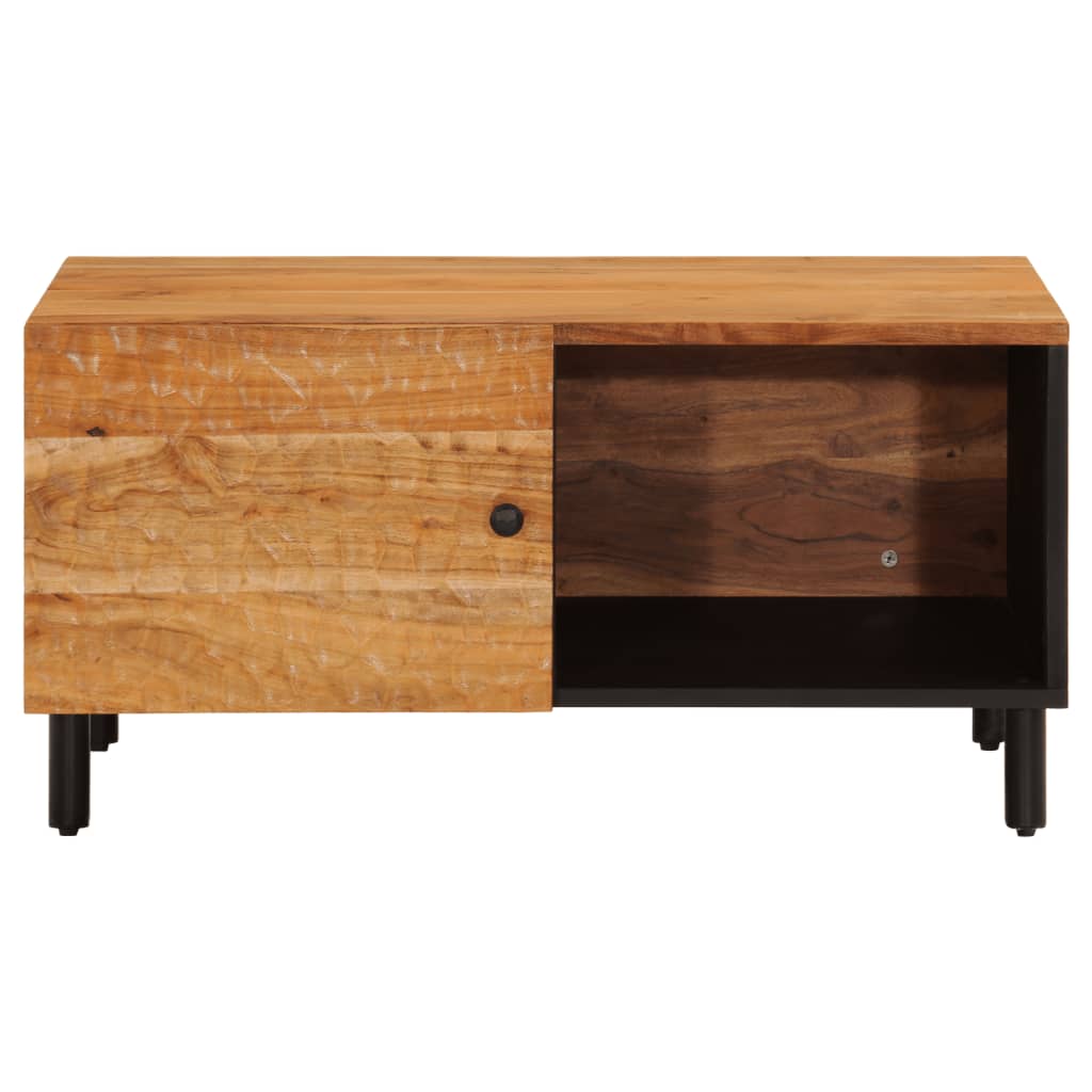 vidaXL Coffee Table 80x50x40 cm Solid Wood Acacia 5