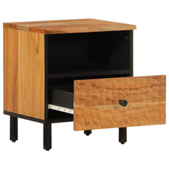 vidaXL Bedside Cabinet 40x33x46 cm Solid Wood Acacia 4