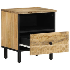 vidaXL Bedside Cabinet 40x33x46 cm Solid Wood Mango 2
