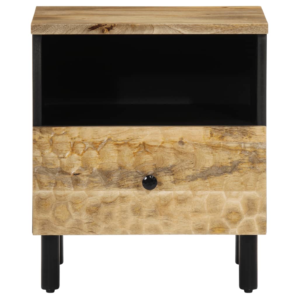 vidaXL Bedside Cabinet 40x33x46 cm Solid Wood Mango 3