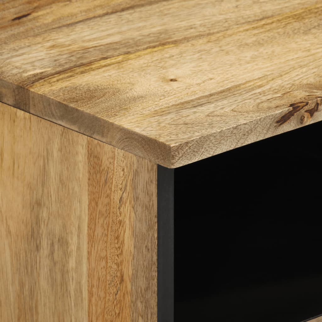 vidaXL Bedside Cabinet 40x33x46 cm Solid Wood Mango 6
