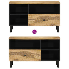 vidaXL TV Cabinet 80x33x46 cm Solid Wood Mango 6