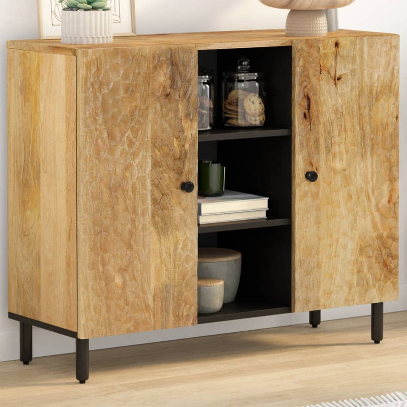 Side Cabinet 90x33x75 cm Solid Wood Mango