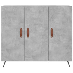 vidaXL Sideboard Concrete Grey 90x34x80 cm Engineered Wood 6
