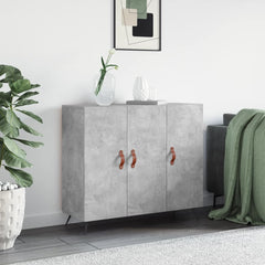 vidaXL Sideboard Concrete Grey 90x34x80 cm Engineered Wood 1