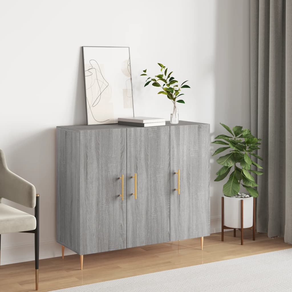 vidaXL Sideboard 90 x 34 x 80 cm Engineered Wood