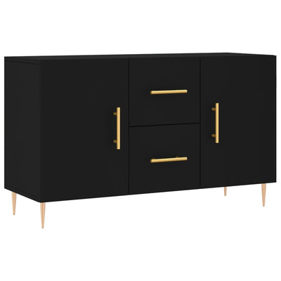 Sideboard Black 100x36x60 cm Engineered Wood