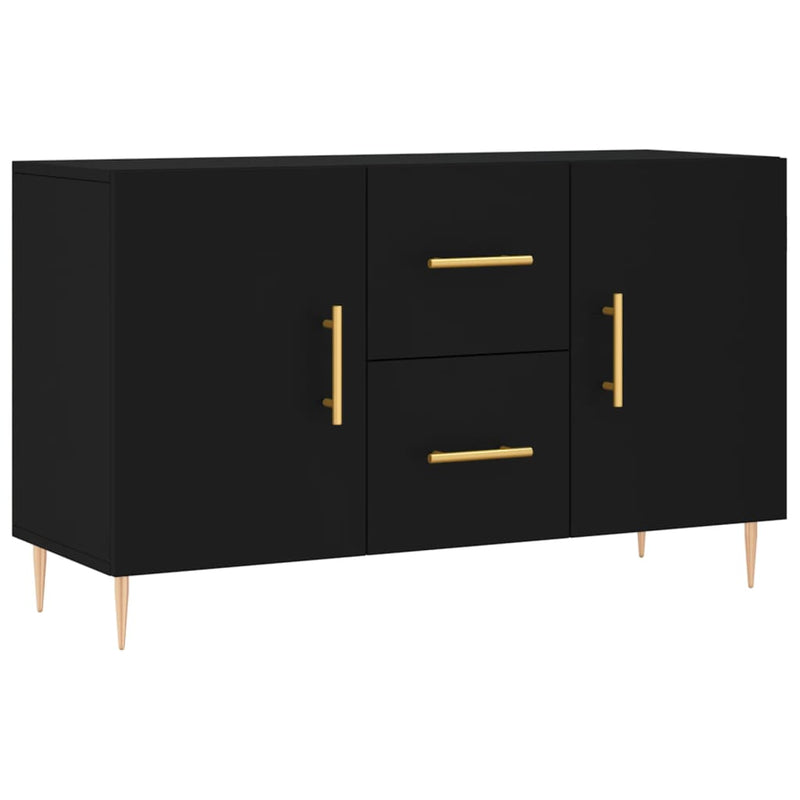 Sideboard Black 100x36x60 cm Engineered Wood