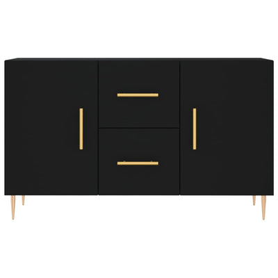 Sideboard Black 100x36x60 cm Engineered Wood