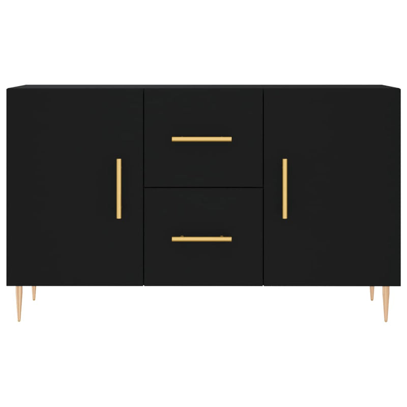 Sideboard Black 100x36x60 cm Engineered Wood