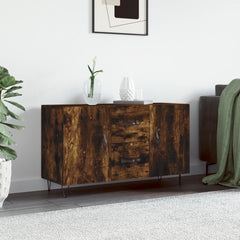 vidaXL Sideboard Smoked Oak 100x36x60 cm Engineered Wood 1