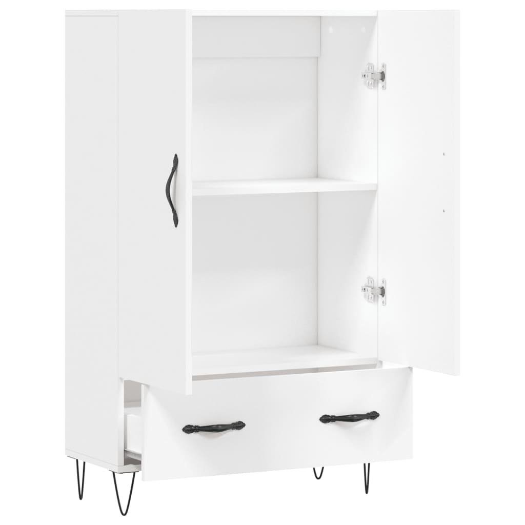 vidaXL Highboard White 69,5x31x115 cm Engineered Wood 3