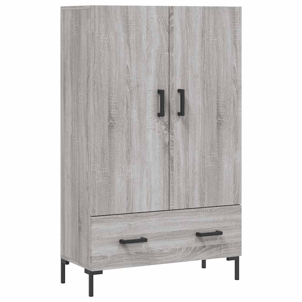 vidaXL Highboard Grey Sonoma 69.5x31x115 cm Engineered Wood 2