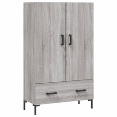vidaXL Highboard Grey Sonoma 69.5x31x115 cm Engineered Wood 2