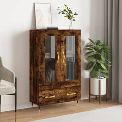 vidaXL Highboard Smoked Oak 69.5x31x115 cm Engineered Wood 1