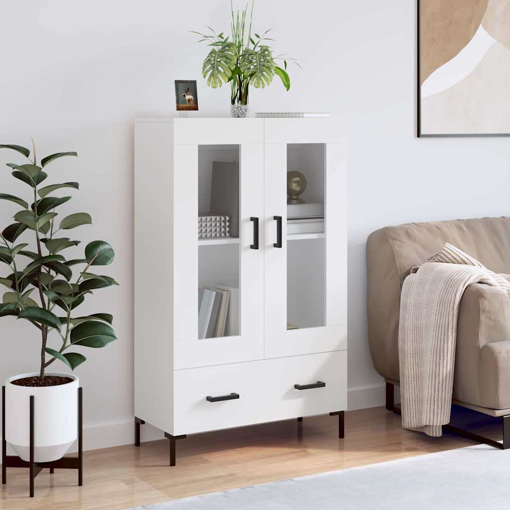 Highboard 69,5x31x115 cm Engineered Wood White
