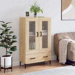 Highboard 69,5x31x115 cm Engineered Wood Sonoma oak