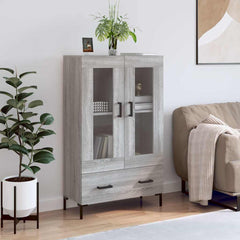 Highboard 69,5x31x115 cm Engineered Wood Grey sonoma