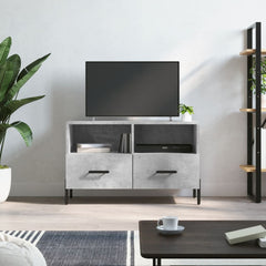 vidaXL TV Cabinet Concrete Grey 80x36x50 cm Engineered Wood 1