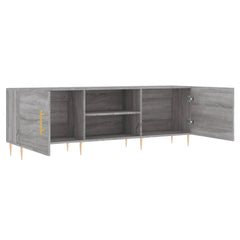 vidaXL TV Cabinet Grey Sonoma 150x30x50 cm Engineered Wood 6