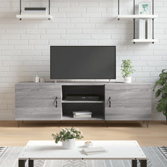 TV Cabinet 150x30x50 cm Engineered Wood Grey sonoma