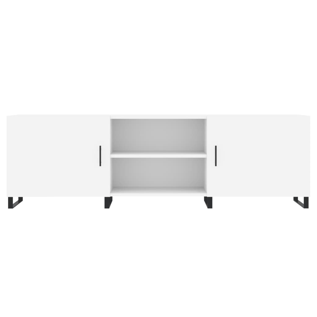 vidaXL TV Cabinet White 150x30x50 cm Engineered Wood 5
