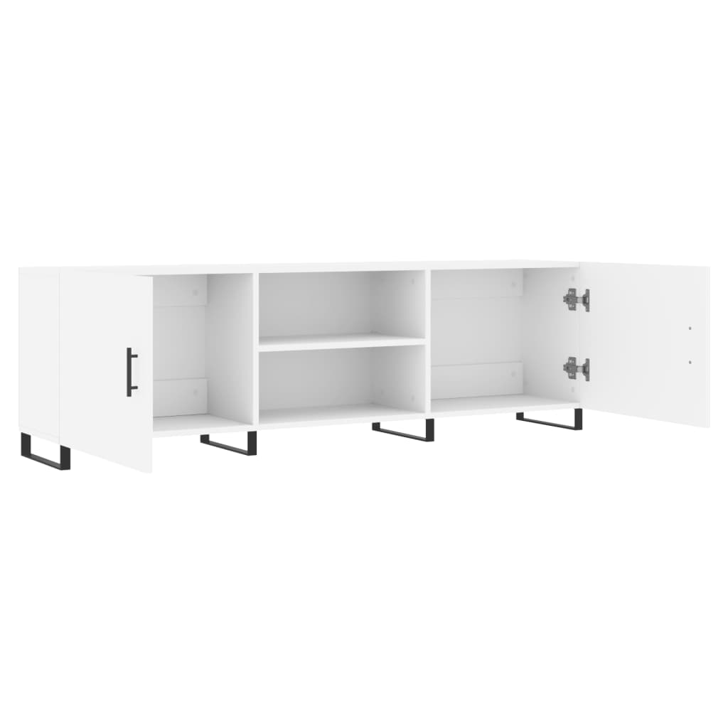 vidaXL TV Cabinet White 150x30x50 cm Engineered Wood 6