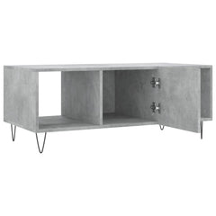 vidaXL Coffee Table Concrete Grey 102x50x40 cm Engineered Wood 6