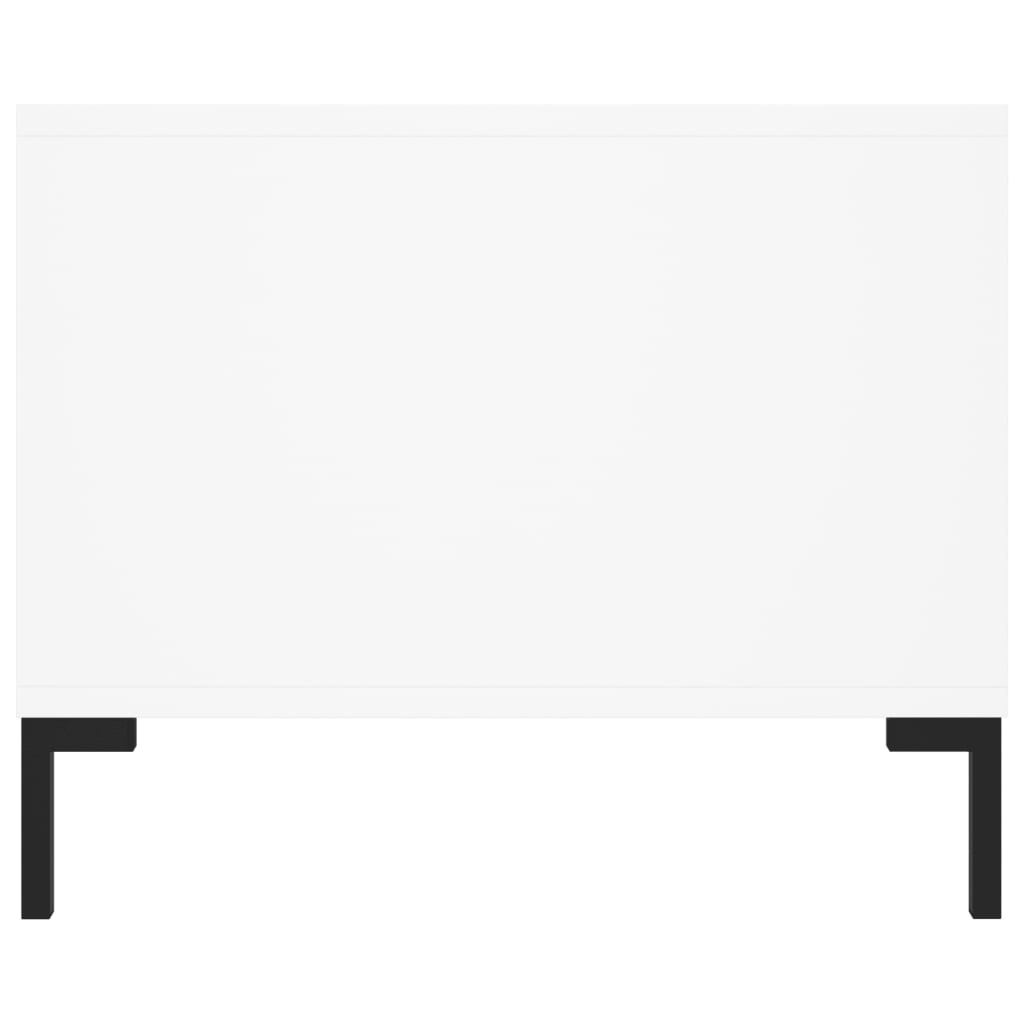 Coffee Table 102x50x40 cm Engineered Wood White