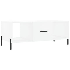 vidaXL Coffee Table White 102x50x40 cm Engineered Wood 2
