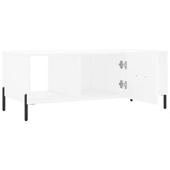 vidaXL Coffee Table White 102x50x40 cm Engineered Wood 6