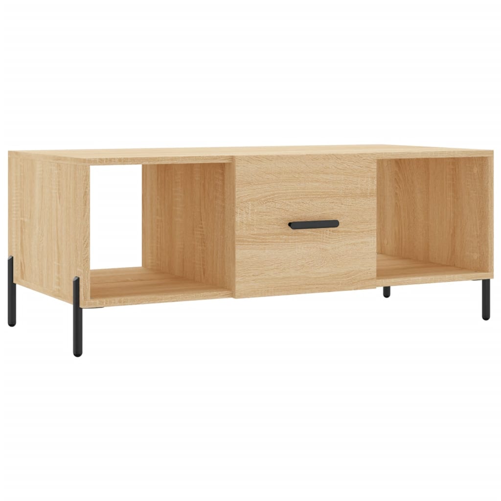 vidaXL Coffee Table Sonoma Oak 102x50x40 cm Engineered Wood 2
