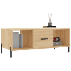 vidaXL Coffee Table Sonoma Oak 102x50x40 cm Engineered Wood 3