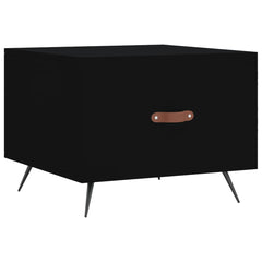 vidaXL Coffee Table Black 50x50x40 cm Engineered Wood 2