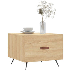 vidaXL Coffee Tables 2 pcs Sonoma Oak 50x50x40 cm Engineered Wood 3