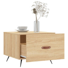 vidaXL Coffee Tables 2 pcs Sonoma Oak 50x50x40 cm Engineered Wood 4