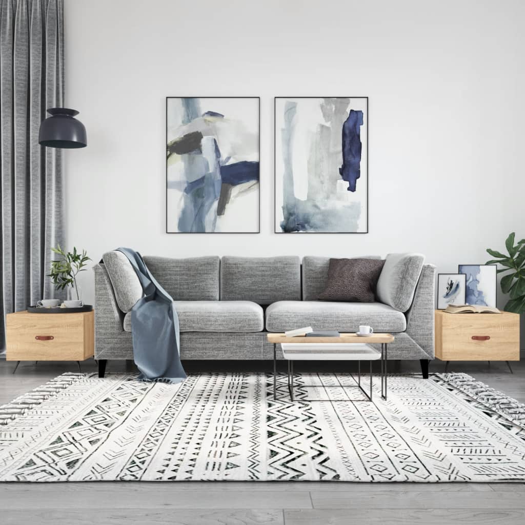vidaXL Coffee Tables 2 pcs Sonoma Oak 50x50x40 cm Engineered Wood 1