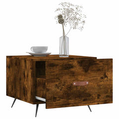 vidaXL Coffee Tables 2 pcs Smoked Oak 50x50x40 cm Engineered Wood 4