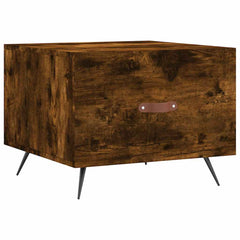 vidaXL Coffee Tables 2 pcs Smoked Oak 50x50x40 cm Engineered Wood 5