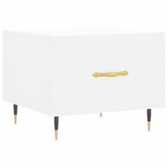 vidaXL Coffee Tables 2 pcs White 50x50x40 cm Engineered Wood 5
