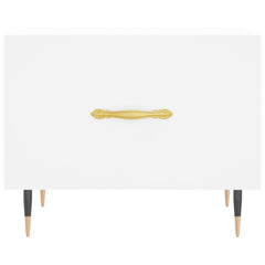 vidaXL Coffee Tables 2 pcs White 50x50x40 cm Engineered Wood 6