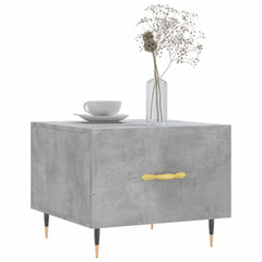 vidaXL Coffee Tables 2 pcs Concrete Grey 50x50x40 cm Engineered Wood 3