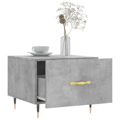 vidaXL Coffee Tables 2 pcs Concrete Grey 50x50x40 cm Engineered Wood 4