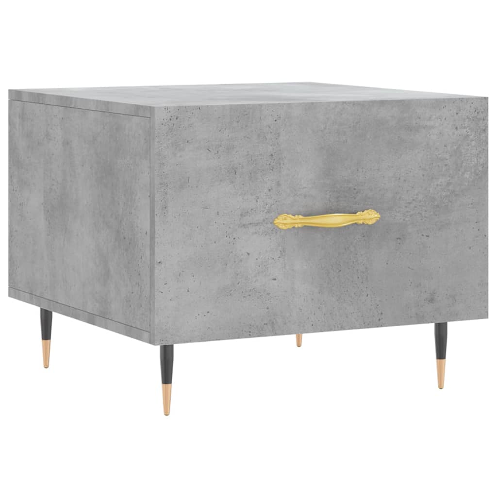 vidaXL Coffee Tables 2 pcs Concrete Grey 50x50x40 cm Engineered Wood 5
