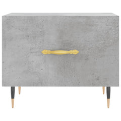 vidaXL Coffee Tables 2 pcs Concrete Grey 50x50x40 cm Engineered Wood 6